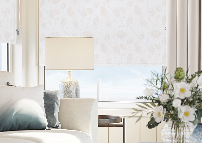 Climbing Leaves, Dairy Cream - Twist&Fit Roller Blind - Image 5